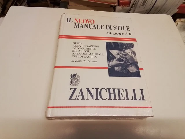 LESINA IL NUOVO MANUALE DI STILE EDIZIONE 2.0 ZANICHELLI 1998, 29s24