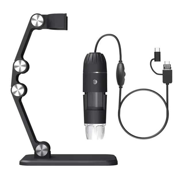 DIGITAL MICROSCOPE HANDHELD USB Inspection Camera 50x-1600x with Stand ...