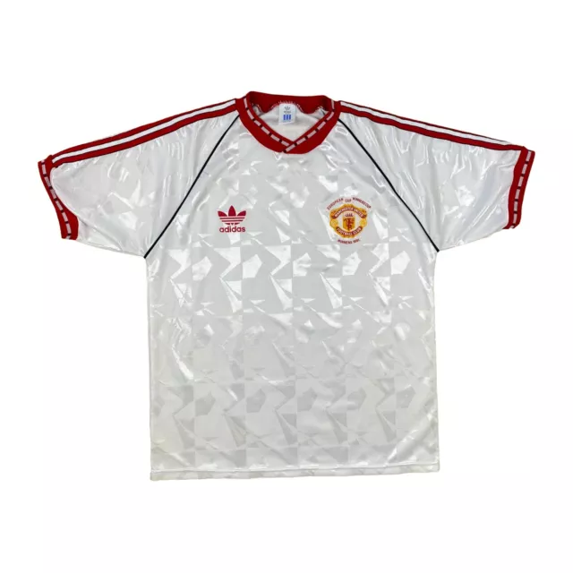 Manchester United 1991 European Cup Winners Trikot "L" adidas shirt Man utd