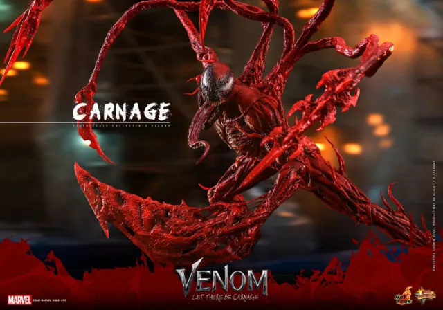 Hot Toys 1/6th Carnage Collectible Figure Venom Let There Be Carnage MMS619 3