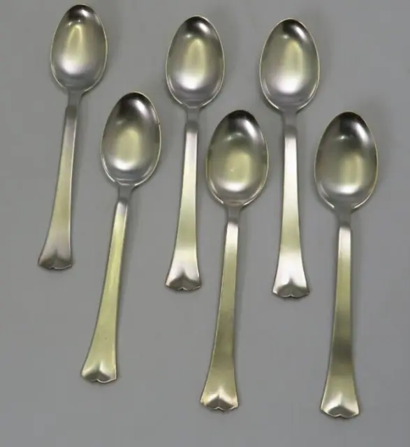 Vintage Kultakeskus Oy Set of 6 Teaspoons - .830 Finnish Silver Spoons