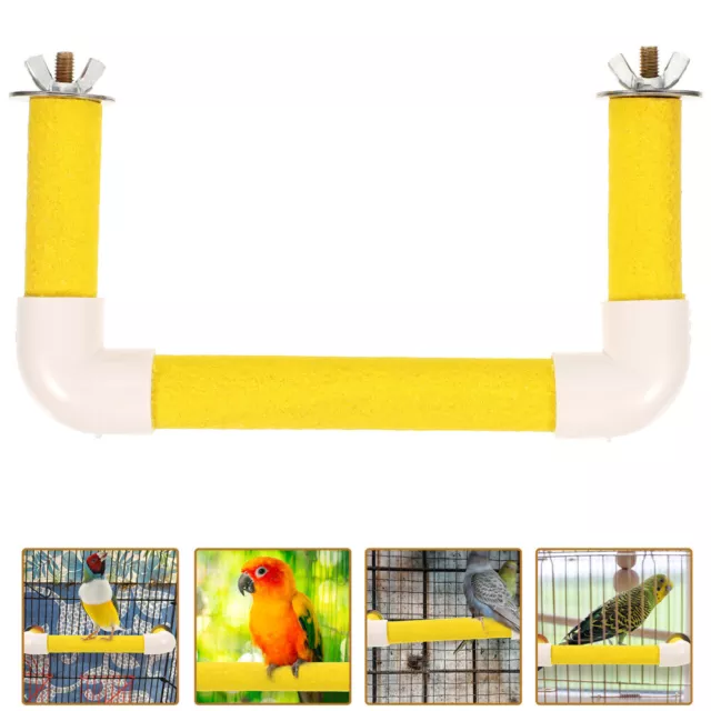 1 set of Bird Cage Perch Practical Parrot Perch Parrot Standing Stick Parrot