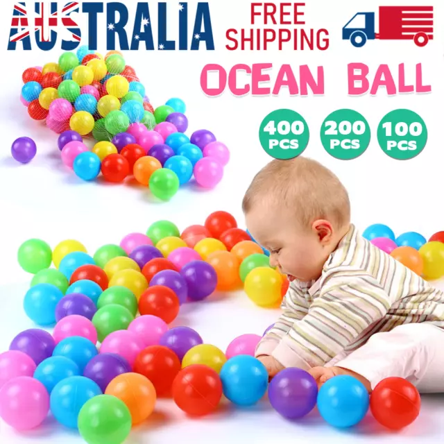 1600X Ocean Balls Ball Pit Kids Baby Play Plastic Soft Toy Colourful Playpen Fun