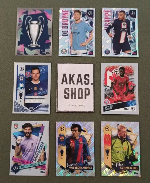 2022/ 2023 UEFA Champions League Sticker Topps zur Auswahl to choose UCL