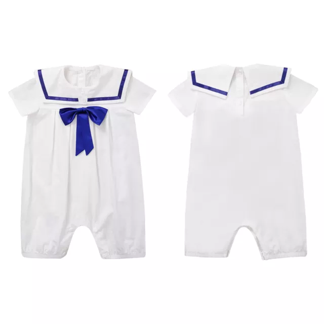 Infant Baby Boys Girls Cute Romper Short Sleeve Bodysuit Summer Jumpsuit Clothes
