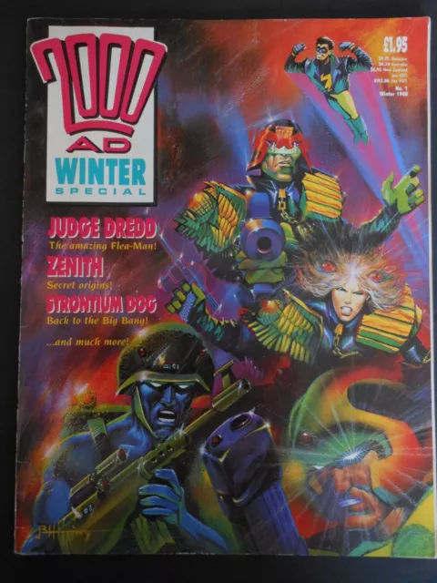 Vintage 2000AD Judge Dredd 1985 WINTER SPECIAL 64 Page Comic