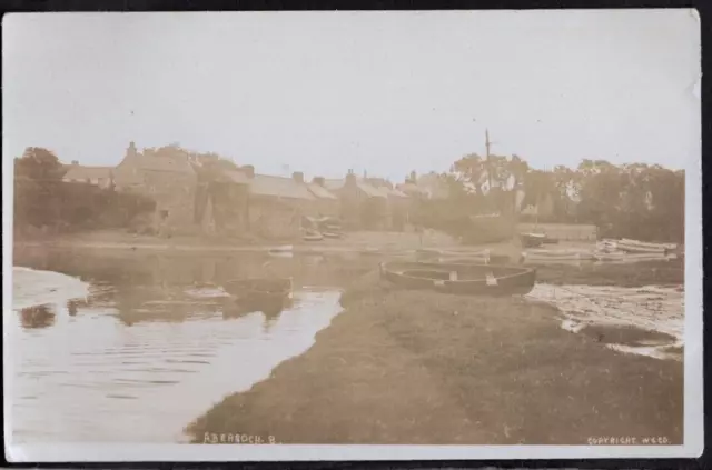 Wales - Caernarfon Abersoch from Harbour RP  Postcard - W & Co