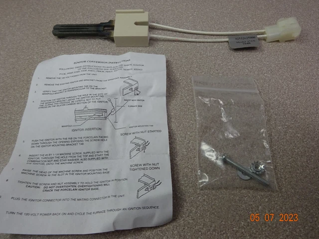 Genuine Norton 271N Gas Furnace Hot Surface Ignitor, 02532625000