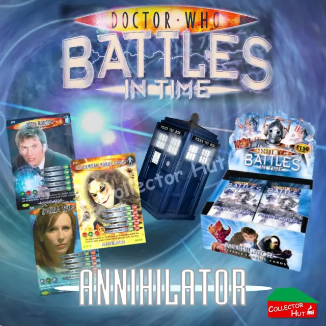 DR. WHO Battles in Time #276-375 VERNICHTER SELTENE & GEMEINSAME Karten IHRE WAHL