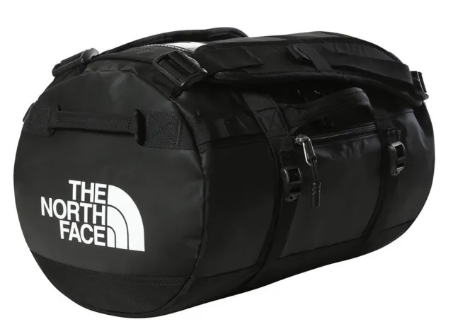 North Face Base Camp Duffel XS  Black on Black Backpack 18"x11" New