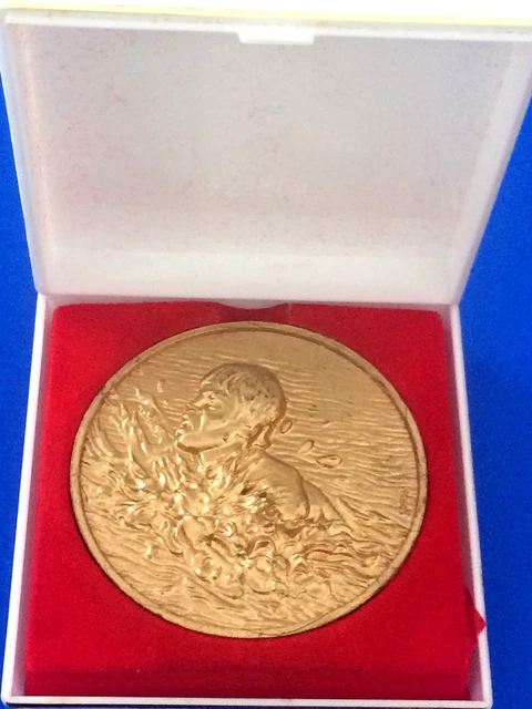 Médaille D'escrime 50mm Signée Gloria, Collection Ou Récompense