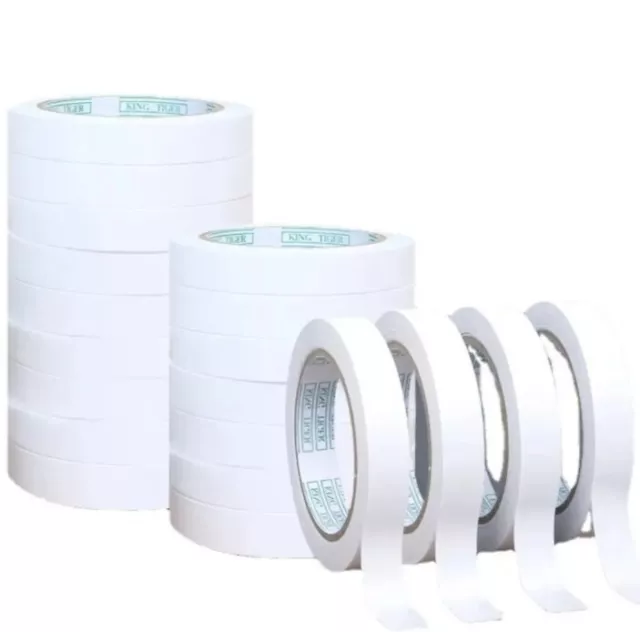 2x Double Sided Tape Adhesive Sticky Tape for 10mmx50m DIY Crafts Office use