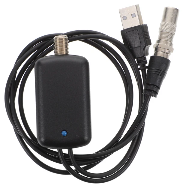 HDTV Antenna USB Powered VHF Cable Signal Booster AC Power Adapter