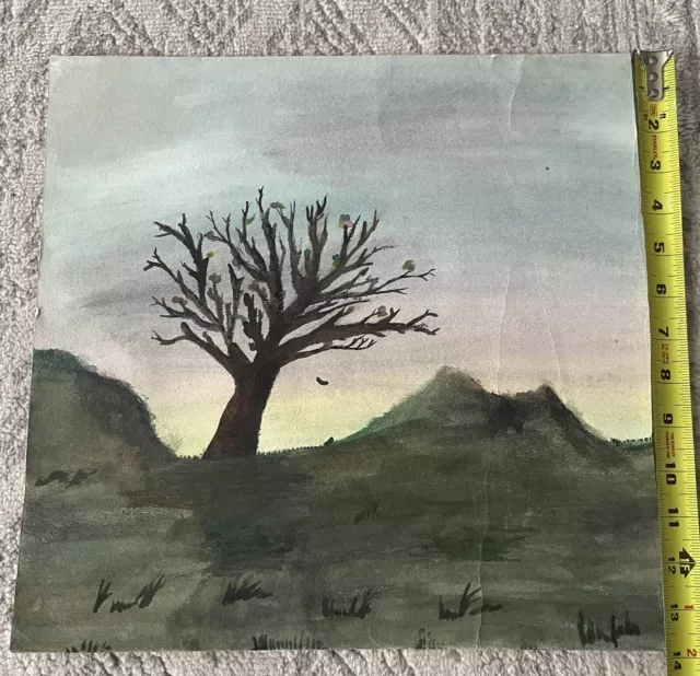 “Lone Tree” Original Artwork By Hilary Harding.