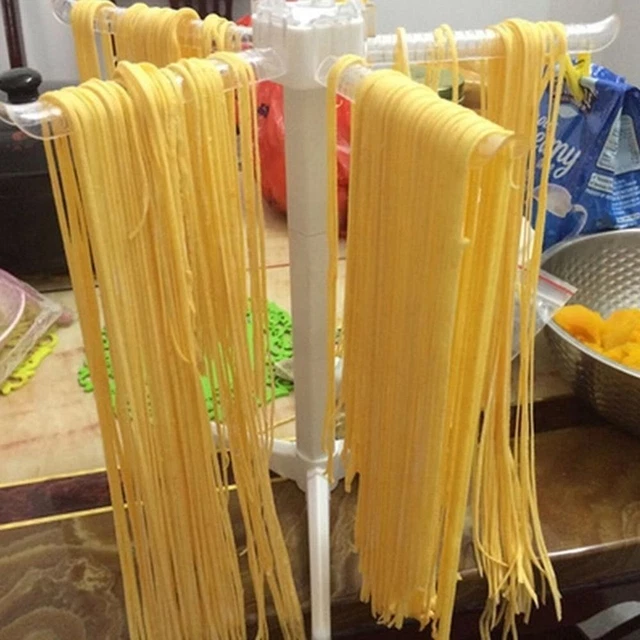 Estante plegable de plástico para secado de pasta fideos soporte fabricante de ravioles secador de espaguetis