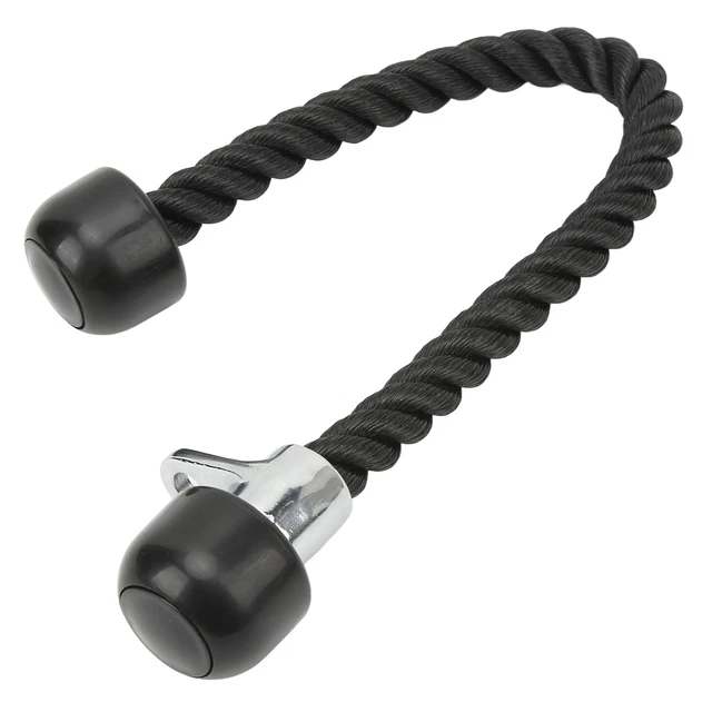Double Pull Rope BICEPS PULL DOWN Rope Double Headed Triceps Tension Drawstring £19.37 ...