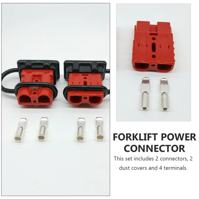 Connecteur Rapide Pour Chargeur De Chariot élévateur – 50A, 10Awg, Neuf