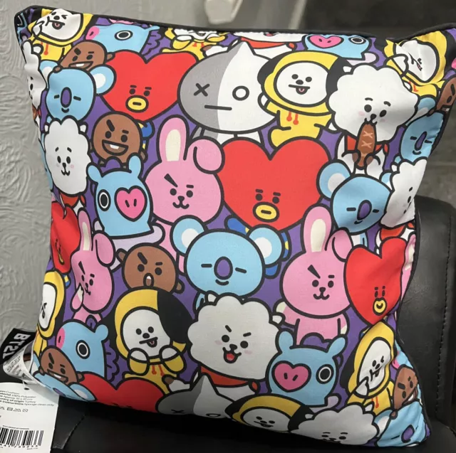 KPOP BTS BT21 Pillow TATA COOKY CHIMMY KOYA SHOOKY MANG V LINE FRIENDS PLUSH UK