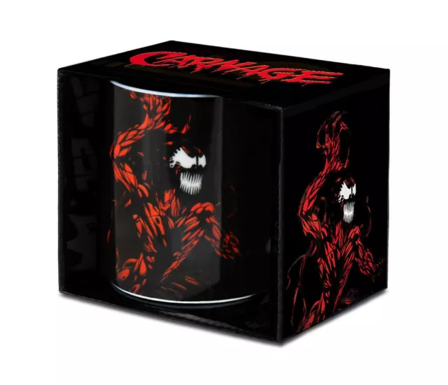 CARNAGE TASSE Marvel Comic Cletus Kassady Venom Amazing Spider-Man Kult Zeitlos