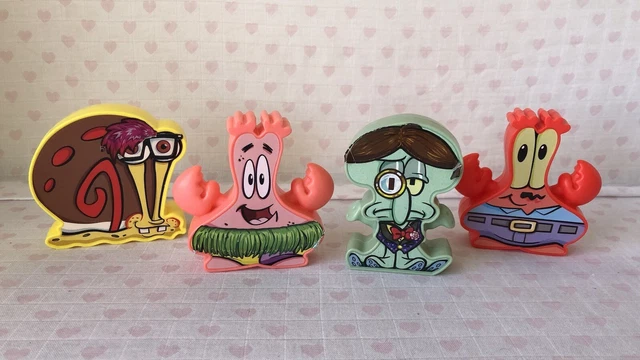4 X SPONGEBOB Hungry Burger King Toys Promotional Collectable Used 24.99 PicClick AU