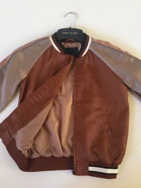 River Island Girls Baseball Bomber Jacket.  Age 7-8yrs. New RRP £30. 3