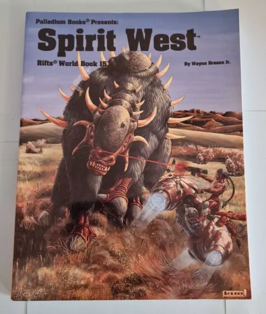 SPIRIT WEST World Book 15 per RIFTS Sourcebook Palladium Books RPG