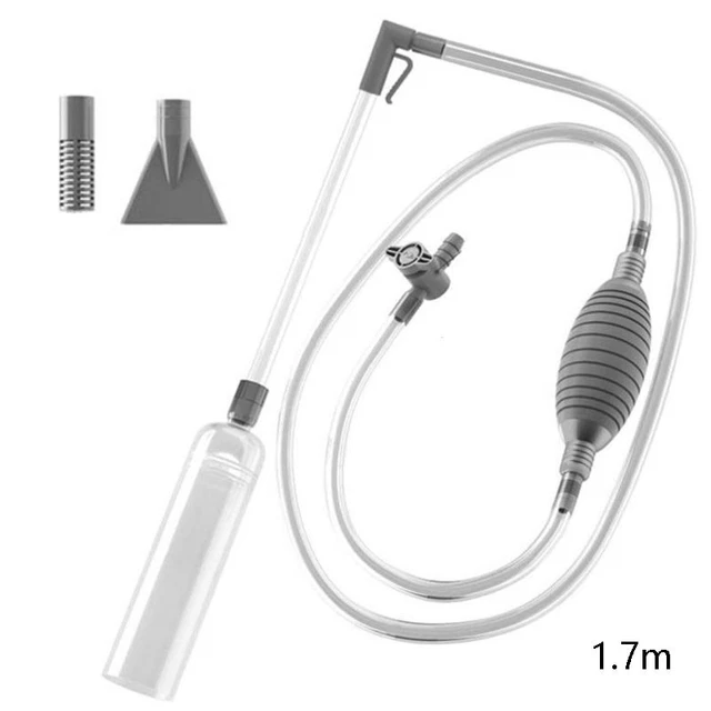 FISH TANK WATER Changer Siphon Pump Gravel Cleaner Vacuum Filter ...