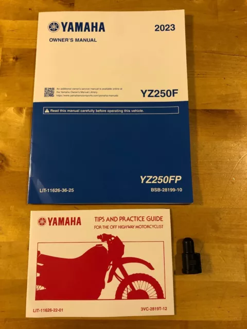 Oem 2023 Yz 250F Yz250F Owners Service Manual Tips Practice Guide Gas Wash Cap