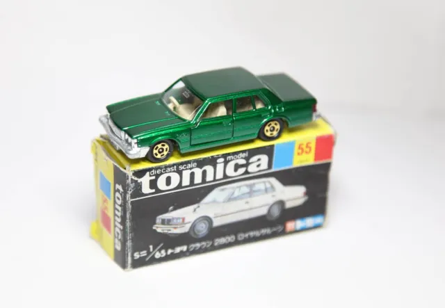 Tomica Vintage No 55 Toyota Crown 2800 Royal In Original Box - RARE