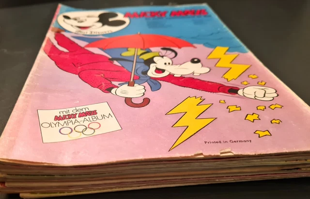 11 Micky Maus Comic Heft tlw. mit GS+SB+Beilage  1972 (195