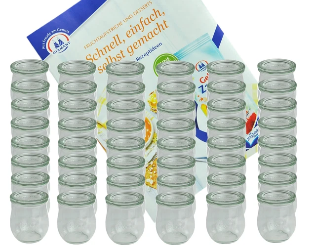 48 Vasetti Weck Tulipano Da 220 Ml – Perfetti Per Marmellate, Conserve E Idee Regalo (Libro Di Ricette Incluso) - 4