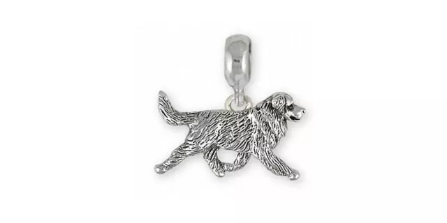 Bernese Mountain Dog Charm Slide Jewelry Sterling Silver Handmade Dog Charm Slid