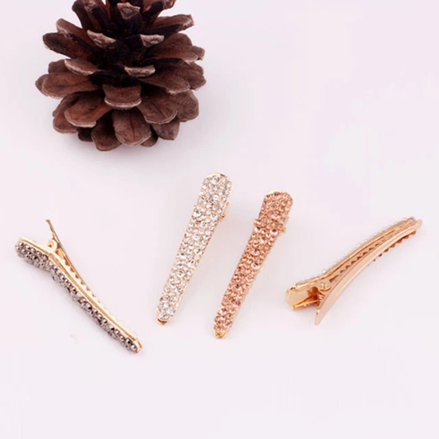 4 Pcs Manquer Épingles À Cheveux En Strass Pour Femmes Pinces Cristal