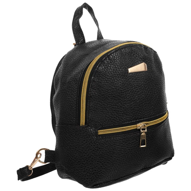 Women Soft PU Leather Backpack Girls School Bags Small Travel Shoulder Bag