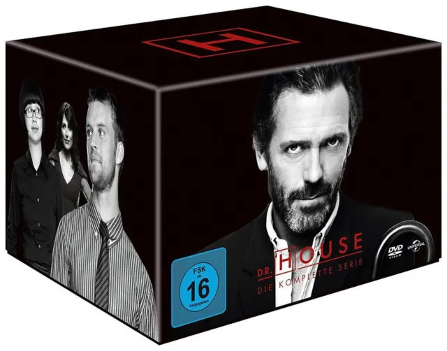 Dr. House - Season/Staffel 1-8 Die komplette Serie (Gesamtbox) # 46-DVD-BOX-NEU
