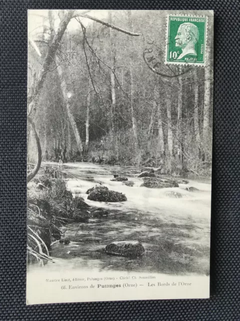 CPA 61 Environs de PUTANGES - Les Bords de l'Orne