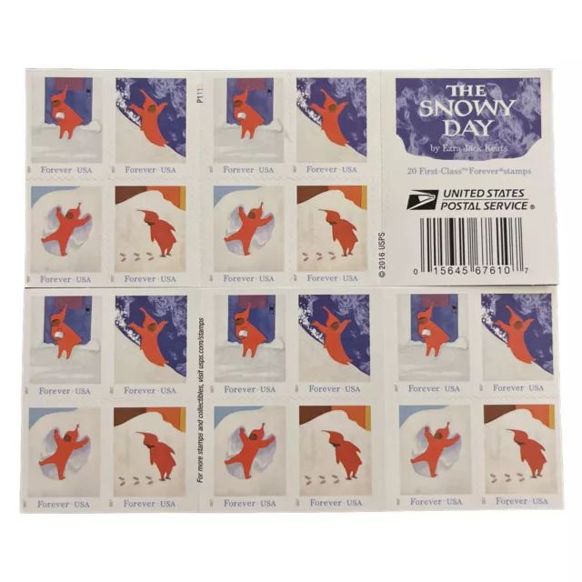 BOOKLET of 20 USPS Botanical Art Self-Adhesive Forever Stamps 1x SHEET 1x  PANE