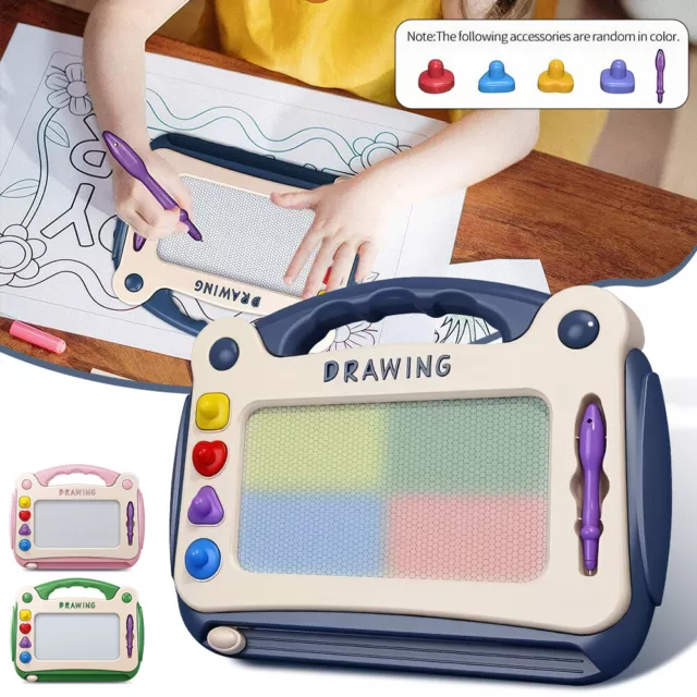 Magnetic Drawing Board Sketch Pad Doodle Writing Craft Children Kids Toy Gifts