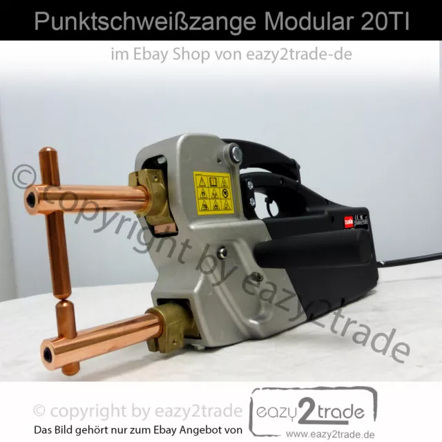 Punktschweißzange MODULAR 20/TI 230V tragbar Bleche 1+1mm inkl. 1 Armpaar 3