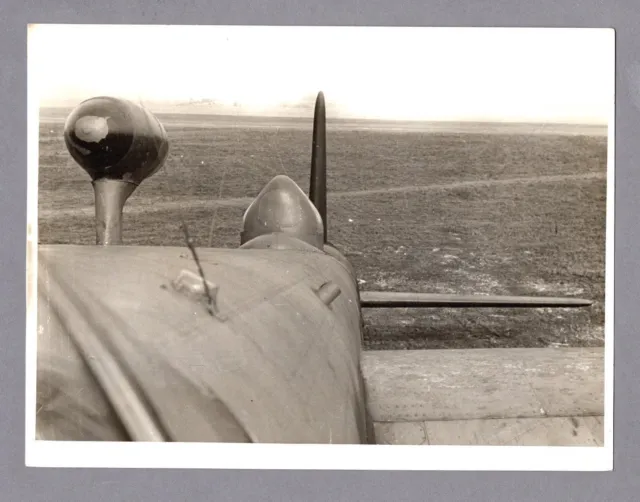 Short Stirling Bomber Rear View Original Press Photo Raf Ww2 1