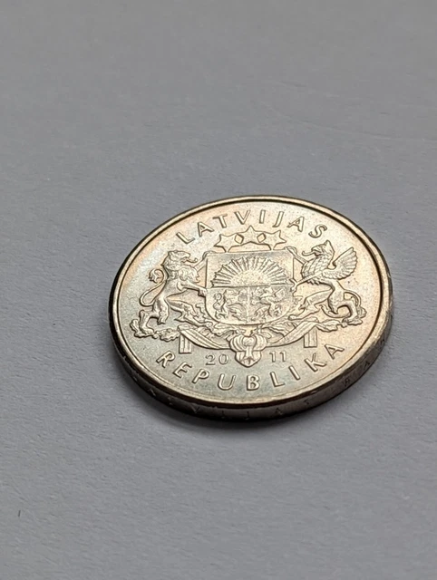 1 LATS Latvia coin  2011 - Beer mug