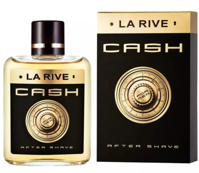 ✅ La Rive Cash for Men Aftershave After Shave Herren Rasur Pflege OVP NEU 100ml✅