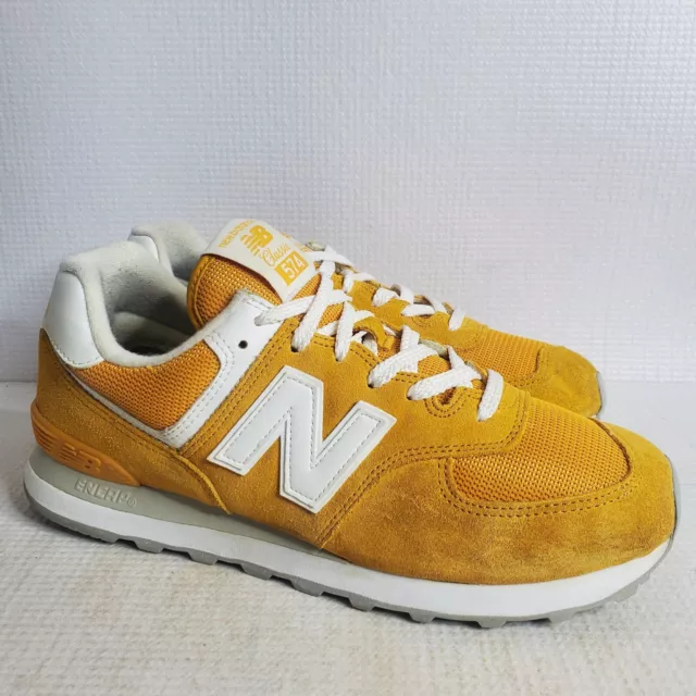 Size 9 - New Balance 574 Yellow - ML574PJ2 Classic