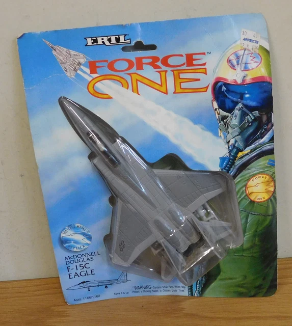 Ertl Force One Die-Cast Metal F-15C Eagle Fighter Jet Aircraft U.s. Air Force Af Ertl Force One Die-Cast Metal F-15C Eagle Fighter Jet Aircraft U.s. Air Force Af