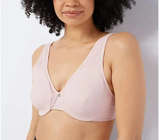 Breezies Sleek Shape Matte Micro Underwire Minimizer Bra-Pale Blush-42C-A391232