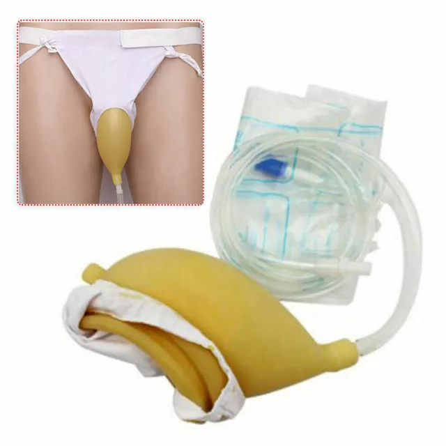 Reusable Female Portable Urinal Pee Holder Bag used for Urinary Incontinence Aid