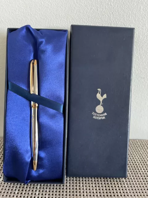 Tottenham Hotspur Football Club Executive Pen with black Logo gift Box NEW