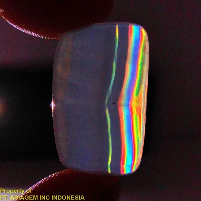 12ct 'A' Grade Rainbow IRIS AGATE ~Multi-Color Fire~ 1-of-a-kind ~100% Natural