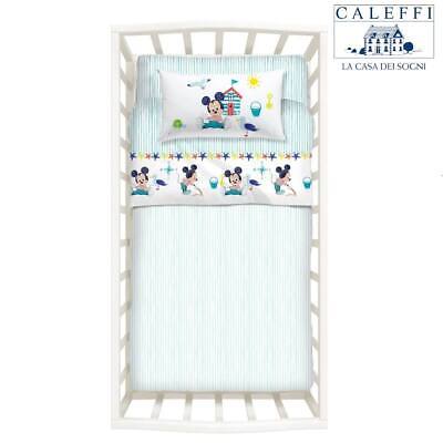Caleffi Lenzuolo Sopra Topolino Paperino Pluto Puzzle Azzurro Lenzuola Disney Caleffi 