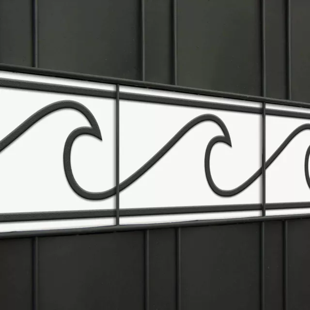M-tec technology Dekor Sichtschutzstreifen Zaunblenden Zaunstreifen - M-tec Wave